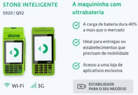 Modelos de maquininha em descontinuação pela Stone Modelos em descontinuação