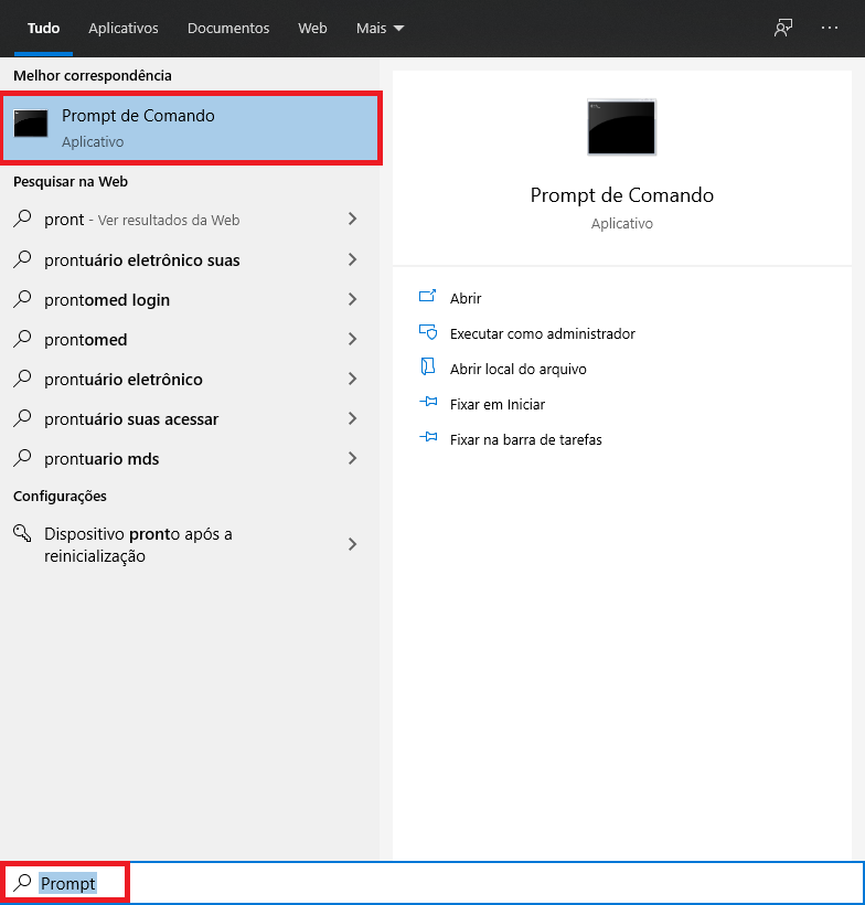 Abrir o Prompt de Comando como administrador no Windows 10 Abrir o Prompt de Comando como administrador no Windows 10