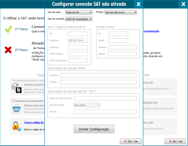 Enviar Configuração