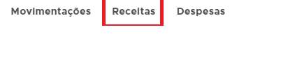 Menu Financeiro - Receitas no ClippFácil Menu Financeiro Receitas